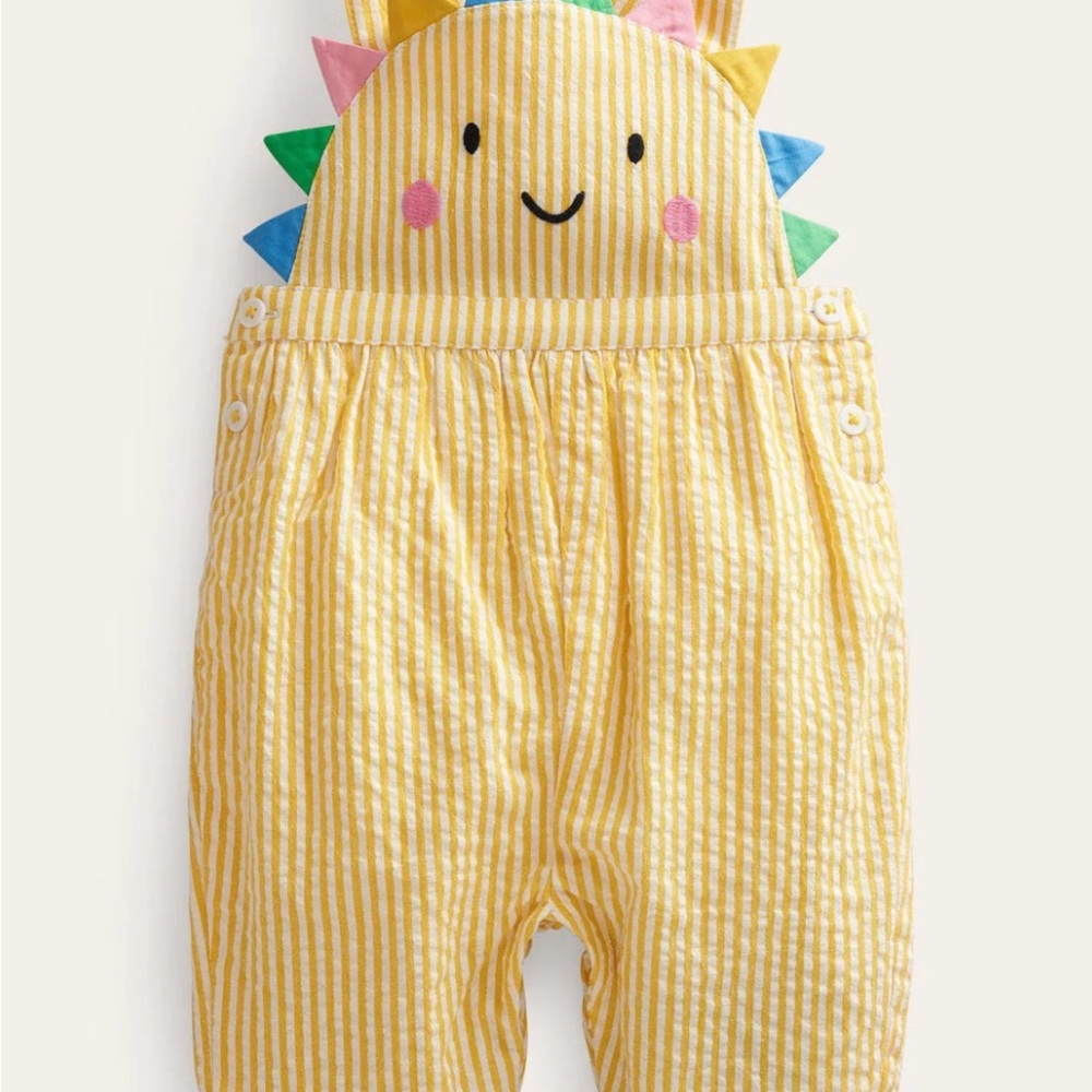 Baby Boden Sunshine Woven Dungarees